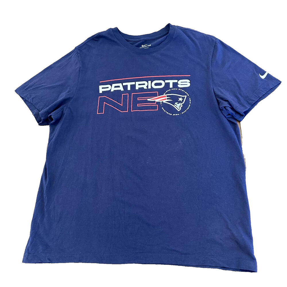 Nike New England Patriots Short Sleeve Shirt Size Men's XL - Preowned